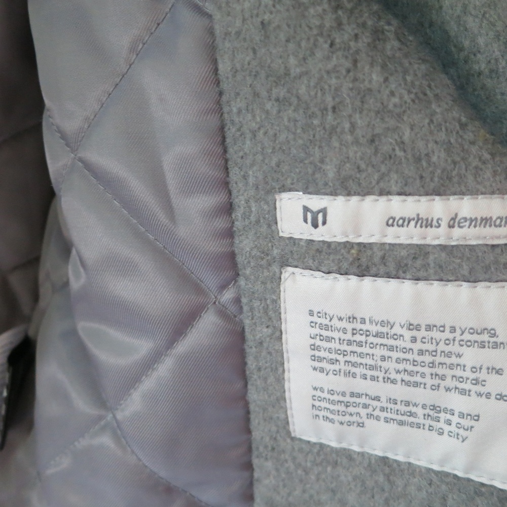 Grey Minimum Denmark Wool Coat 34 - image 5